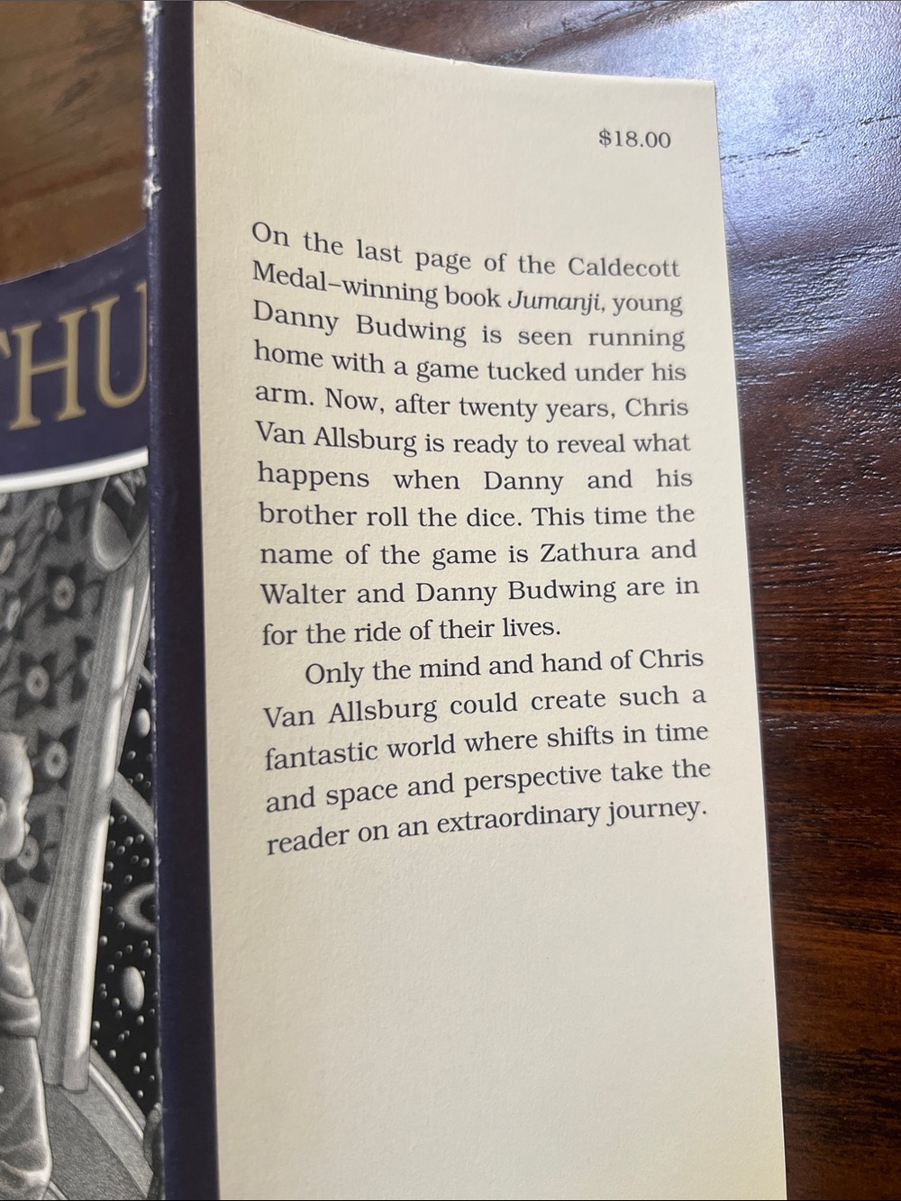 5/$10 Kids Book | Zathura by Chris Van Allsburg - Picture 6 of 15